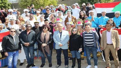 بالصور.. إيناس عبد الدايم تشهد إنطلاق الأحتفالات برئاسة مصر للأتحاد الافريقي