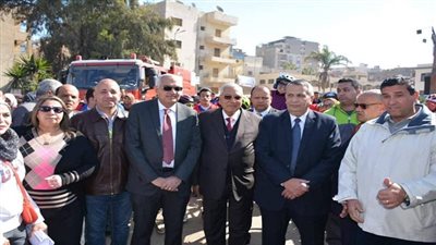 بالصور.. شاروبيم وعبد الباسط يطلقان إشارة البدء لماراثون الدراجات بمهرجان 800 سنة منصورة