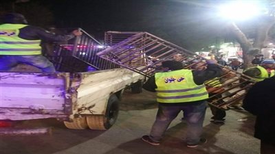 نائب المحافظ: حملة ليلية مكبرة لإزالة الإشغالات بحلوان