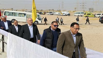 مدبولي يتفقد محطة معالجة مياه الصرف الصحي الرئيسية بالسويس