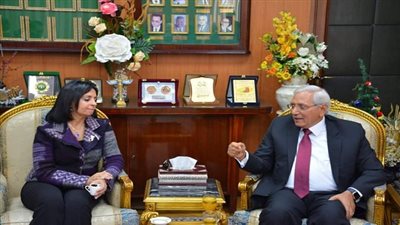 محافظ الدقهلية.. يستقبل رئيس المجلس القومي للمرأة بديوان عام المحافظة