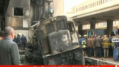 مفحمة السكة الحديد.. حريق هائل في محطة رمسيس.. اصابات ووفيات بالجملة والتحقيقات مستمرة