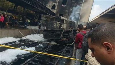 القبض على سائق قطار محطة مصر المتسبب بالحادث