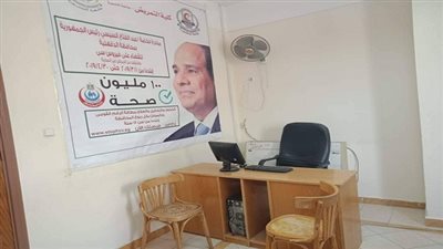 اقبال كثيف من الطلاب وأعضاء هيئة التدريس بجامعة المنصورة في حملة ١٠٠ مليون صحة