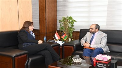وزيرة التخطيط تلتقي سفير أفغانستان لبحث التعاون في مجالات الإصلاح الإداري