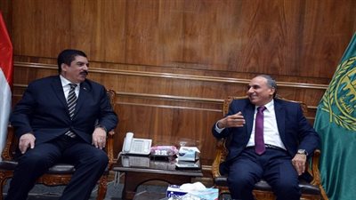 محافظ القليوبية يستقبل نقيب الصحفيين ويؤكد الصحافة هي اللسان الناطق والمعبر عن كافة الاحداث