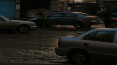 بالصور.. شلل مروري يصيب شوارع الدقهلية بسبب هطول الامطار