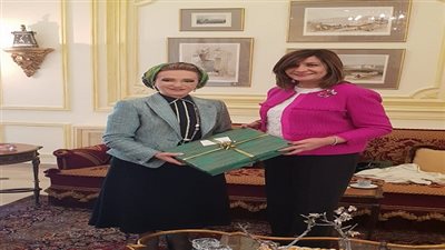 وزيرة الهجرة تلتقي حرم رئيس مجلس النواب اللبناني 