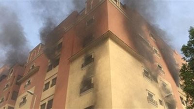 إصابة 6 مواطنين مصريين فى حريق عقار فى حى العزيزية بالسعودية