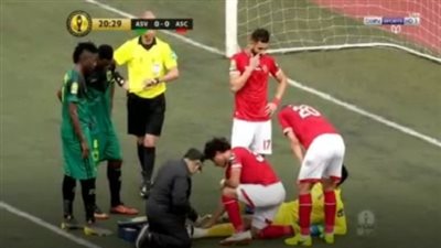 إصابة محمد الشناوي في مباراة الأهلي وفيتا كلوب