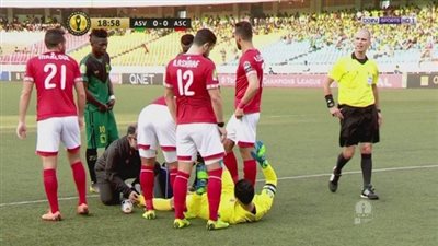 تفاصيل إصابة الشناوي في لقاء الأهلي وفيتا كلوب