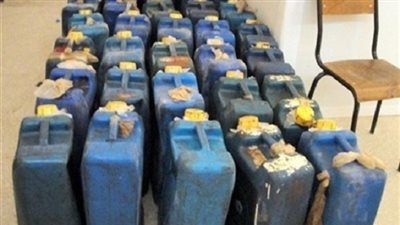 ضبط 8400 لتر سولار معد للتهريب ببئر العبد