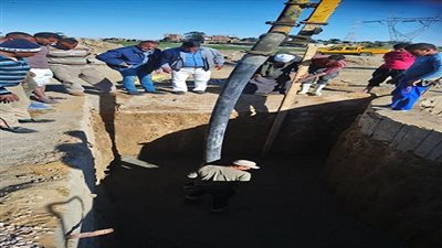 تكثيف العمل للانتهاء من أعمال انشاء محطة رفع الصرف الصحي بجناين السويس