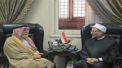 مفتي الجمهورية يستقبل رئيس ديوان الوقف السني في العراق لبحث تعزيز التعاون في مجال مكافحة التطرف