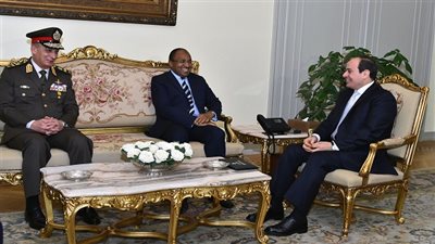 الرئيس السيسي يستقبل وزير الدفاع التنزاني