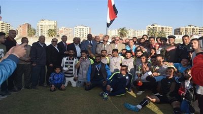 محافظ الفيوم يشهد المباراة النهائية لدوري مراكز الشباب