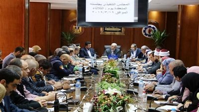 إقامة معارض أهلا رمضان وشوادر لبيع لحوم والاستعداد لكأس الامم فى تنفيذى السويس