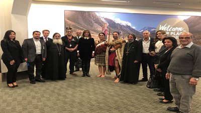 استقبال رسمي وشعبي لوزيرة الهجرة في مطار كرايستشيرش بنيوزيلندا