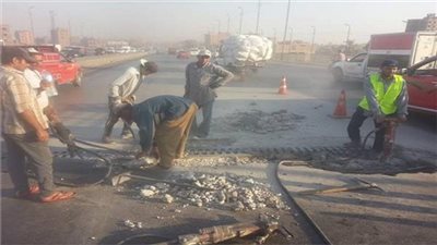 غلق مطلع ومنزل محور 26 يوليو بشكل جزئى بسبب أعمال الصيانة