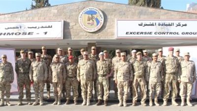 أنشطة مكثفه للتدريب المشترك المصرى البريطانى 