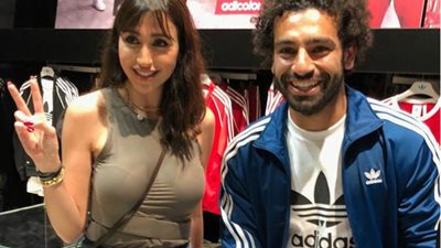 حكاية جيسي عبدو مع محمد صلاح.. الصدفة تجمع الفرعون والفنانة.. والمغازلة تحكم اللقاء