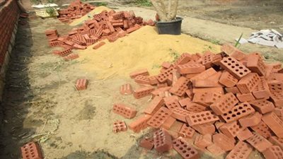 ايقاف أعمال بناء مخـالفـ بشارع مصر حلوان الزراعى بدار السلام