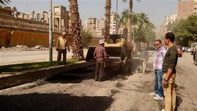 لأستقبال أجراء قرعة بطوله كأس افريقيا محافظ  الجيزة: تطوير وتجميل شارع الهرم