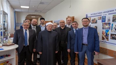 نشاط مكثف لمفتي الجمهورية في بداية جولته بالعاصمة موسكو