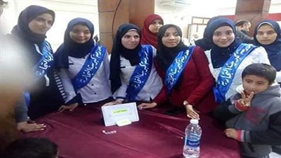 فوز طالبات السويس بالمركز الثانى جمهوريه بمسابقة اوائل الطلبة