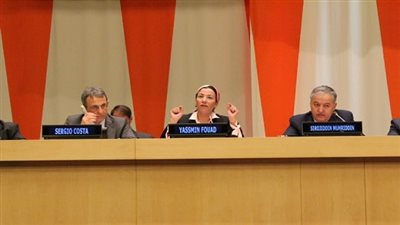 وزيرة البيئة تطرح رؤية مصر أمام جلسة المياه وتغير المناخ بالأمم المتحدة بنيويورك 