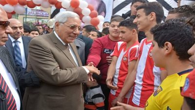 بالصور.. أفتتاح ملعب جديد بتكلفة 1,50مليون بأحدى مراكز الدقهلية