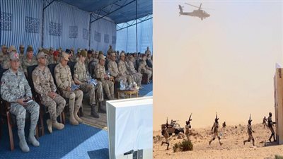 القوات المصرية والبريطانية تنفذان عملية مشتركة للقضاء على بؤرة إرهابية داخل منطقة سكنية