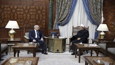 الإمام الأكبر ووزير الإنتاج الحربي يبحثان سبل تعزيز التعاون المشترك