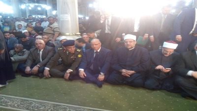 محافظ القاهرة يشهد احتفال وزارة الاوقاف بليلة الاسراء والمعراج بمسجد سيدنا الحسين