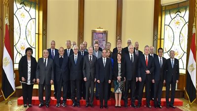 الرئيس السيسي يلتقى أعضاء مجلس أمناء مكتبة الإسكندرية