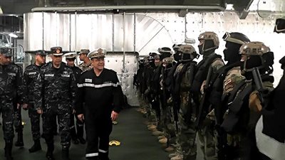 ختام فاعليات التدريب البحرى المصرى الفرنسى المشترك (كليوباترا – جابيان 2019)