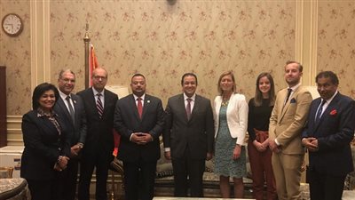 برلمانى يستعرض مع وفد هولندى الأوضاع السياسية وحالة حقوق الانسان بمصر 