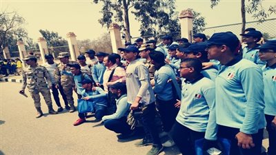 طلبة تعليم القاهرة  في زيارة لقيادة قوات الصاعقة المصرية