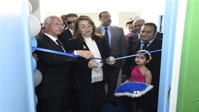 وزيرة التضامن تفتتح أحدث غرف التأهيل لطيف التوحد