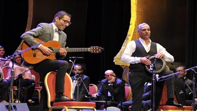 مناغشات وحيد ممدوح وسعيد الأرتيست على المسرح الكبير الليلة بدار الاوبرا