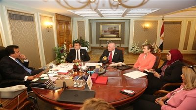 وزير التعليم العالى والبحث العلمى يلتقى مع وفد أسترالي