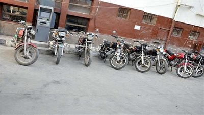 القبض علي اكبر تشكيل عصابي في سرقة الدراجات الناريه بالدقهلية