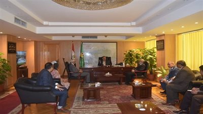 محافظ الفيوم يستقبل وفد زمالة الجهاز الهضمي والكبد