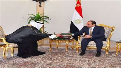 الرئيس السيسي يتسلم رسالة من العاهل السعودي