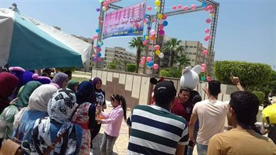 احتفالية جامعة الفيوم بيوم اليتيم بالحرم الجامعي
