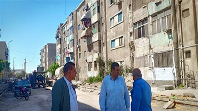 نائب المحافظ يتابع أعمال التطوير بمثلث السويس وصلاح نسيم