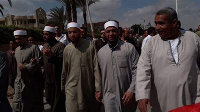 مسيرة تأييد للتعديلات الدستورية بقرية مناشى الخطيب بالفيوم 