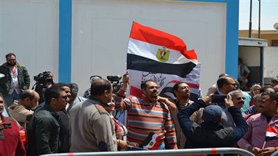 بالصور .. حزب مستقبل وطن بالسويس يحشد المواطنين لتأييد التعديلات الدستورية