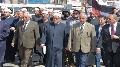 مسيرة لعلماء الدين بالدقهلية يقودها شاروبيم