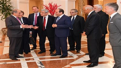 الرئيس السيسي يستقبل رئيس مجلس النواب القبرصي